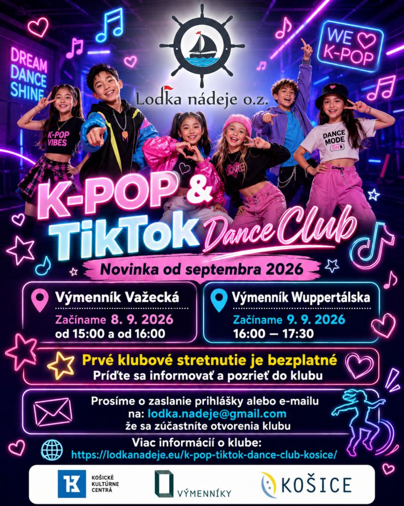 K-POP a TikTok Dance Club – Loďka nádeje