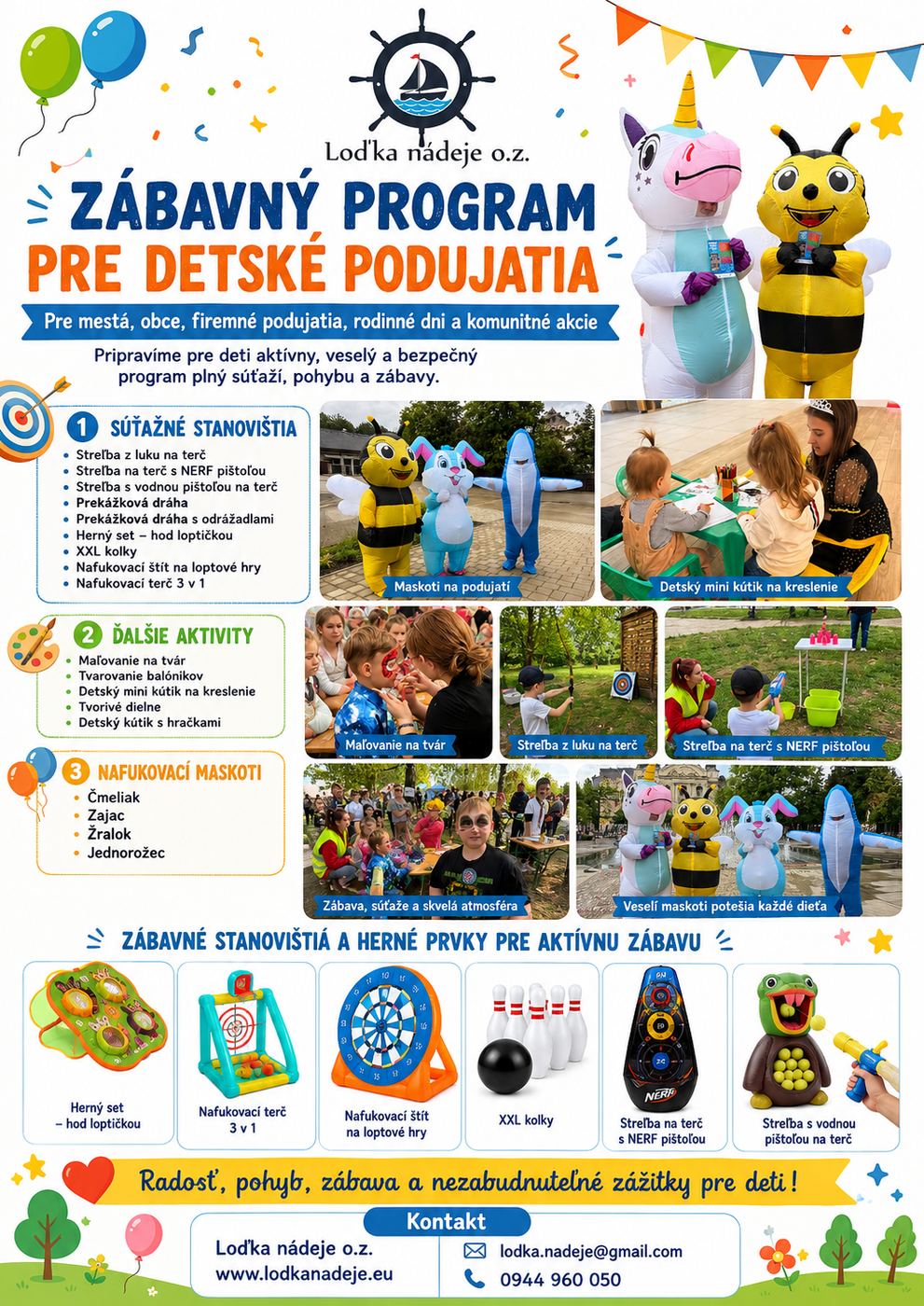 Animačný program Loďky nádeje